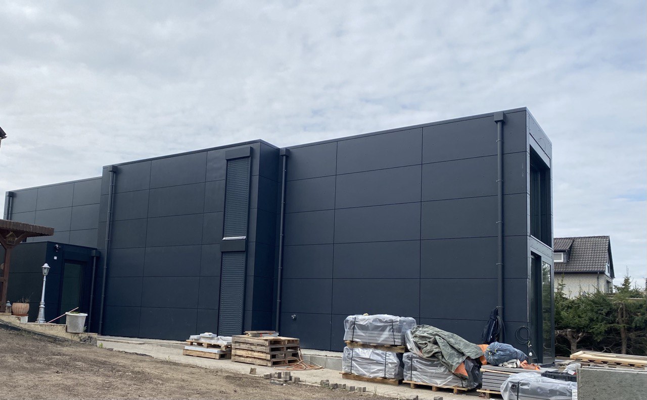 Massivbau mit Dachaufstockung